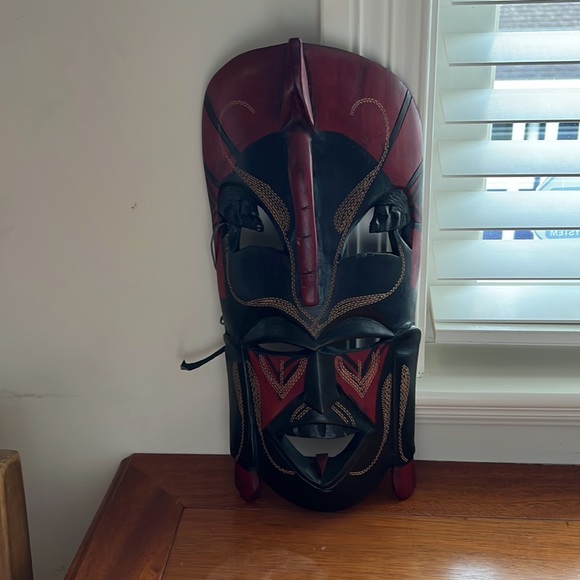 Home Wall Decor Art Hand Carved Wood - Picture 7 of 9